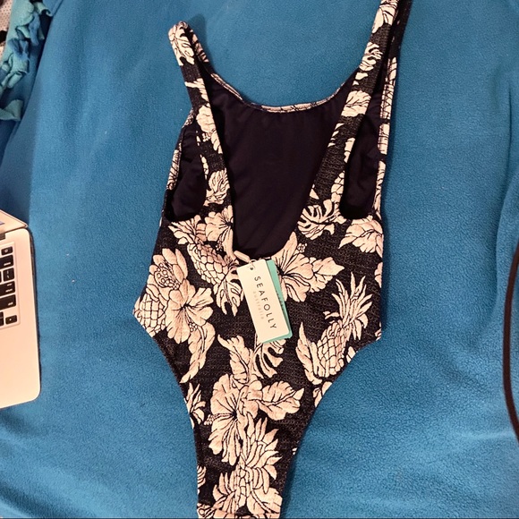 Seafolly Retro Tank Maillot One Piece Royal Horizon - Picture 6 of 9